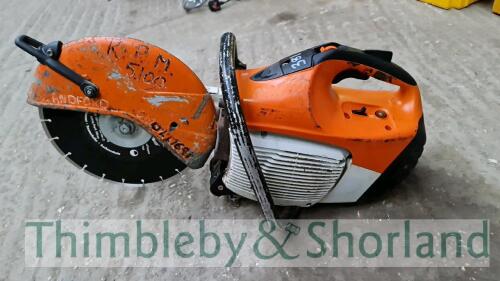 Stihl TS410 disc cutter c/w new diamond blade