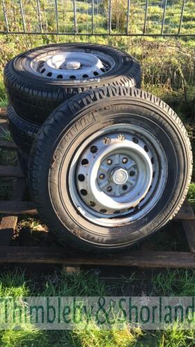 4 Mitsubishi L200 wheels & tyres, Michelin 205/80 R16