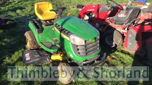 John Deere X125 ride on mower, new deck, 334 hrs