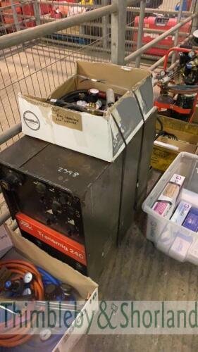 BOC Transmig 240 welder & accessories