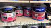 4 no 2.5L tins Johnstones paint, fuschia fantasy