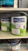 2 no 2.5L tins Johnstones paint, brilliant white