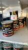 Rustins black heat resistant paint 4x 400ml, 1x 250ml