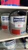 2 no tins of Johnstones 2.5L paint - red spice