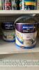 2 no tins of Johnstones 2.5L paint - seashell