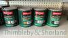 4 no 750ml rosewood, 3 light oak, 1 mahogany wood stains - 2