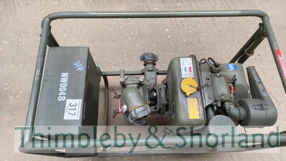 Lister Petter diesel water pump Online auction of Contractors Plant & Tools Chartered