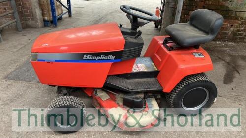 Simplicity Broadmoor ride on mower