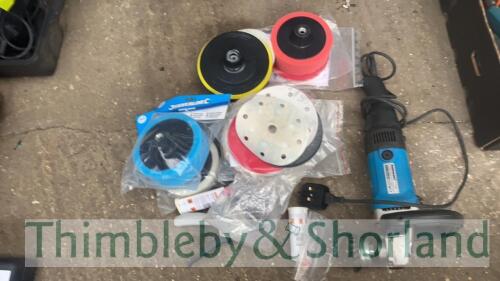 Silverline 240v sander polisher and attachments