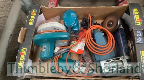 5 various 240v power tools