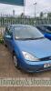 FORD FOCUS CL,EF51XWE Date of registration: 01/12/2001 1388cc, Petrol, Manual, Blue Odometer reading at last MOT: 106,874 miles MOT expiry date: 07/07/2022 No key, V5 available - 2