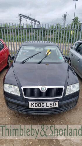 SKODA OCTAVIA CLASSIC FSI, KO06LSD Date of registration: 10/07/2006 1598cc, Petrol, Manual, Black Odometer reading at last MOT: 144,158 miles MOT expiry date: 01/11/2021 No key, V5 available