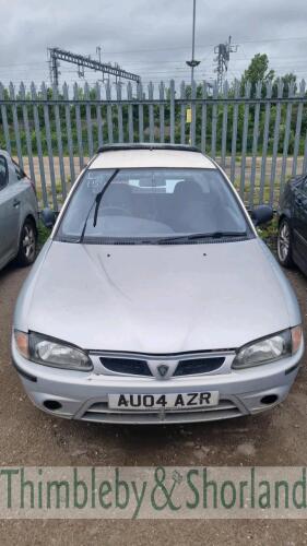 PROTON JUMBUCK GL, AU04AZR Date of registration: 10/03/2004 1468cc, Petrol, 5 Speed Manual, White Odometer reading at last MOT: 57,079 miles MOT expiry date: 04/07/2022 No key, V5 available