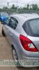 VAUXHALL CORSA EXC CDTI EFLEX S/S, YT12NHU Date of registration: 01/03/2012 1248cc, Diesel, Manual, Silver Odometer reading at last MOT: 84,309 MOT expiry date: 25/12/2020 No key, V5 available - 5