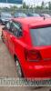 VOLKSWAGEN POLO MATCH EDITION,KT13ROU Date of registration: 26/07/2013 1198cc, Petrol, Manual, Red Odometer reading at last MOT: 59,658 miles MOT expiry date: 08/10/2021 No key, V5 available Category S Insurance Loss 16.03.2021 - 5