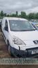 PEUGEOT PARTNER CRC HDI, FN12UGV Date of registration: 28/01/2022 1560cc, Diesel, Manual, White Odometer reading at last MOT: 64,044 miles MOT expiry date: 28/01/2022 No key, V5 available - 2