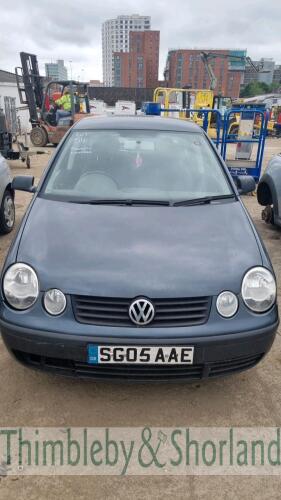 VOLKSWAGEN POLO TWIST, SG05AAE Date of registration: 16/03/2005 1198cc,Manual, Petrol, Grey Odometer reading at last MOT: 108,669 miles MOT expiry date: 11/05/2022 No key, V5 available