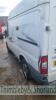 FORD TRANSIT 85 T2605 FWD, CE58 LHH Date of registration: 01/09/2008 2198cc, Diesel, Manual, White Odometer reading at last MOT: 130,499 miles MOT expiry date: 07/11/2022 No key, V5 available - 5