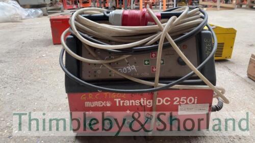 Murex Transtig Dc250i welder 415v