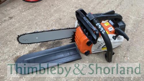 Top handle chain saw