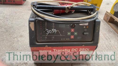 Murex Transtig Dc250i welder 415v