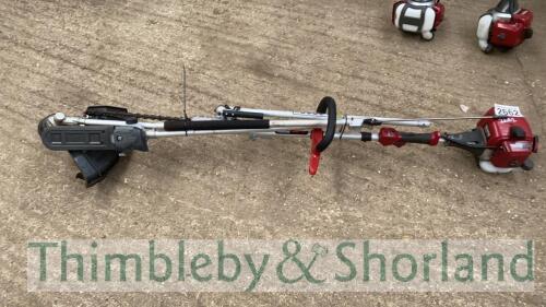 Mountfield combi unit, strimmer, chain saw, hedge cutter