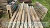 60 (approx) fencing posts 6ft - 2