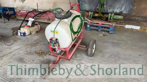 Logic TS300S ATV sprayer, 270L tank, l0ft boom. Width and lance applicator