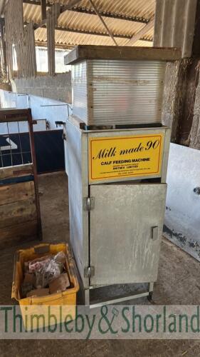 Milkmade 90 Britmix lamb/calf milk feeding machine and spare parts