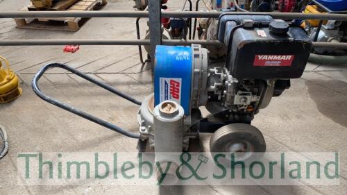 Yanmar electric start diesel sludge pump