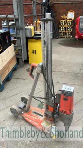 Husqvarna DMS240 diamond drill and stand