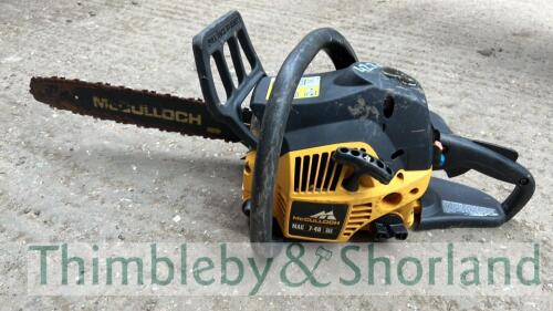 McCulloch 7-40 petrol chain saw