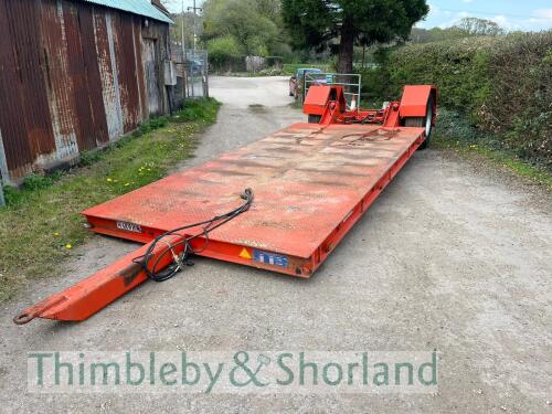 Warwick 8T drop down low loader trailer