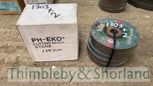 50 no 5in stone cutting discs