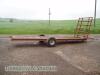 Hayflake low loader trailer, 6.6m wooden bed, front bale ladder 11.50 x 15.3 tyres. 4.50 tonne