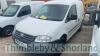 VW CADDY 69PS SDI - PK56 WHA Date of registration: 01.11.2006 1968cc, diesel, manual, white Odometer reading at last MOT: 148223 miles MOT expiry date: 01.12.2021 No key, V5 available