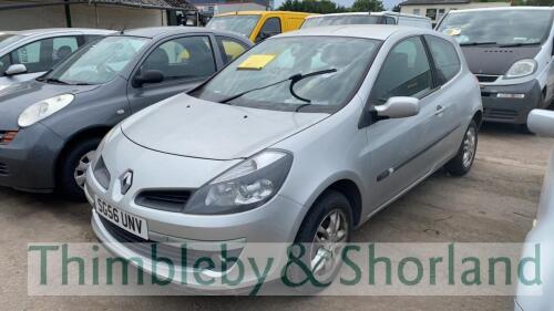 RENAULT CLIO DYNAMIQUE DCI 86 - SG56 UNV Date of registration: 06.09.2006 1461cc, Manual, Diesel, Silver Odometer reading at last MOT: 131483 miles MOT expiry date: 05.03.2022 No key, V5 available