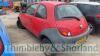 FORD KA, RF05HHT Date of Registration: 28/07/2005 1297cc, Petrol, Manual, Red Odometer reading at last MOT: 66,438 miles MOT expiry date: 19/01/2022 No key, V5 available - 2