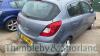 VAUXHALL CORSA DESIGN - SE57 HNU Date of registration: 08.07.2021 1364cc, petrol, manual, silver Odometer reading at last MOT: 96341 MOT expiry date: 08.07.2021 No key, V5 available - 3