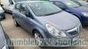 VAUXHALL CORSA DESIGN - SE57 HNU Date of registration: 08.07.2021 1364cc, petrol, manual, silver Odometer reading at last MOT: 96341 MOT expiry date: 08.07.2021 No key, V5 available - 4