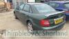 AUDI A4 1.8T SPORT - W919 RYB Date of registration: 28.03.2000 1781cc, manual, petrol, green Odometer reading at last MOT: 152285 miles MOT expiry date: 04.02.2022 No key, V5 available - 2