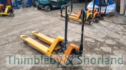 2 pallet trucks