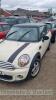 MINI ONE - EJ60 XXZ Date of registration: 30.12.2010 1598cc, petrol, manual, white Odometer reading at last MOT: 116,620 miles MOT expiry date: 23.09.2020 No key, V5 available - 3