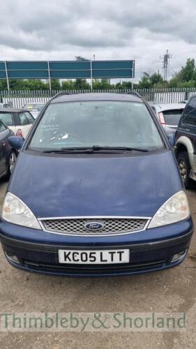 FORD GALAXY ZETEC TDI AUTO - KC05 LTT Date of registration: 12.05.2005 1896cc, Automatic, Diesel, Blue Odometer reading at last MOT: 120663 miles MOT expiry date: 20.05.2022 No key, V5 available