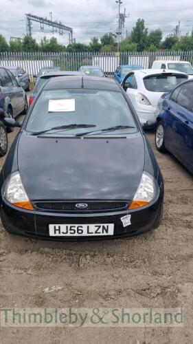 FORD KA ZETEC CLIMATE - HJ56 LZN Date of registration: 31.01.2007 1297cc, Manual, Petrol, Black Odometer reading at last MOT: 34236 miles MOT expiry date: 16.12.2021 No key, V5 available