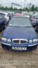 ROVER 45 IXL TURBO DIESEL - WA52 ELV Date of registration: 01.09.2002 1994cc, diesel, manual, blue Odometer reading at last MOT: 29,261 miles MOT expiry date: 20.07.2022 No key, V5 available