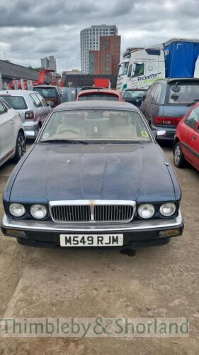 JAGUAR XJT GOLD AUTO - M549 RJM Date of registration: 14.03.1995 3239cc, petrol, auto, blue Odometer reading at last MOT: 181,587 miles MOT expiry date: 21.01.2022 No key, V5 available