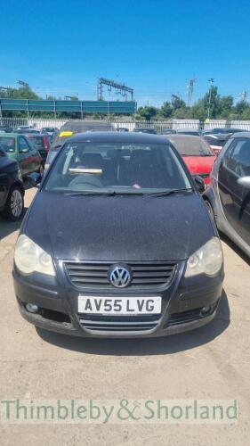 VW POLO S TDI 70 - AV55 LVG Date of registration: 17.10.2005 1400cc, diesel, manual, black Odometer reading at last MOT: 170385 miles MOT expiry date: 12.08.2022 No key, V5 available