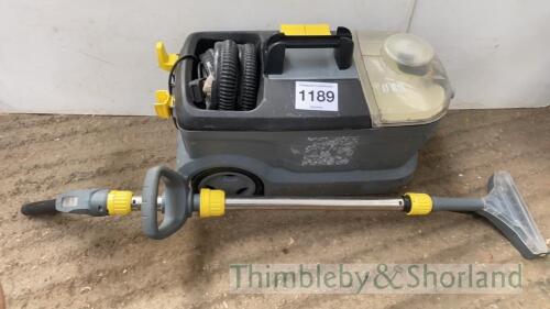 Karcher Puzzi carpet cleaner with hose and tools