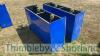 2 adjustable pig feeders